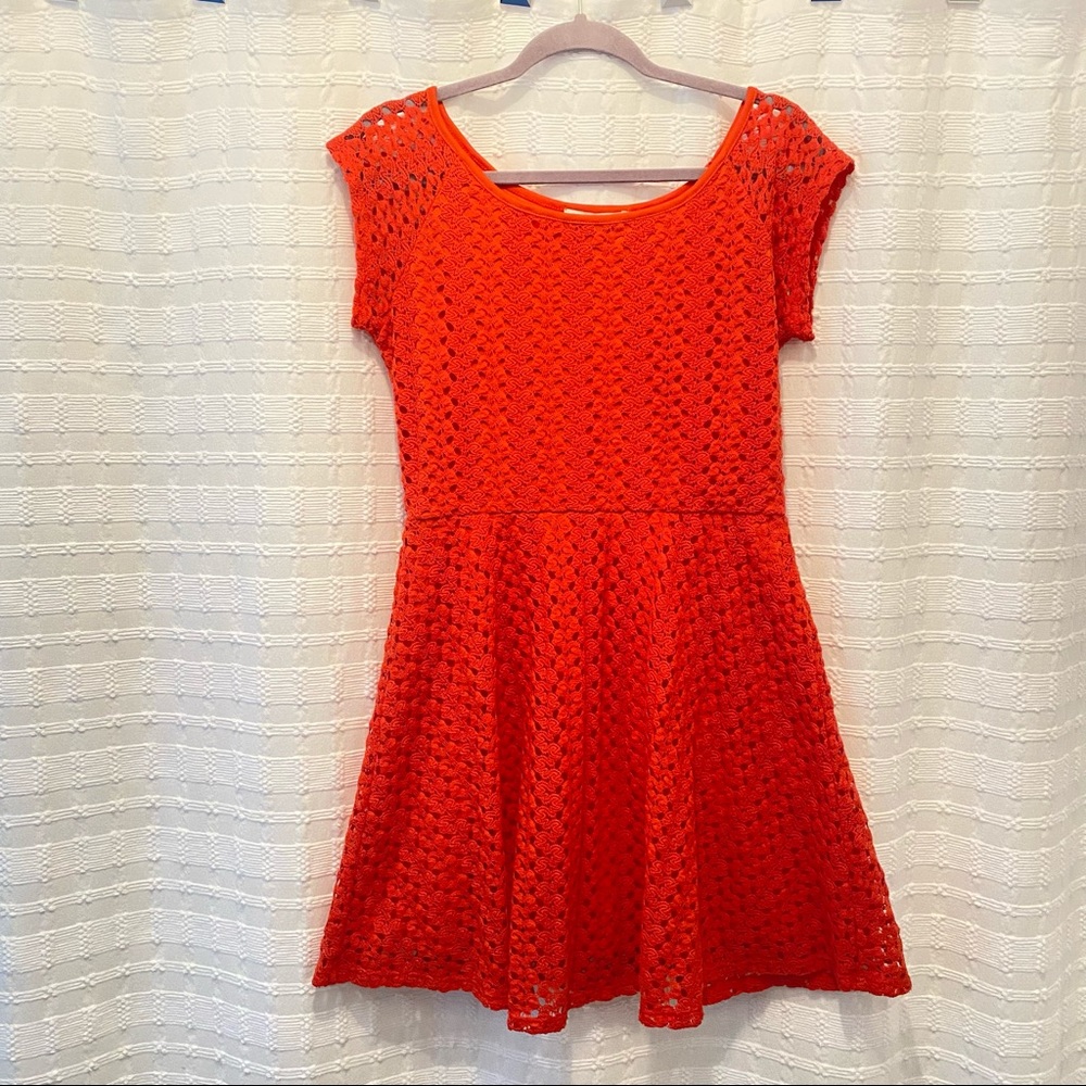 L Burnt Orange Dress
